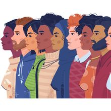 illustration of people of different genders and races